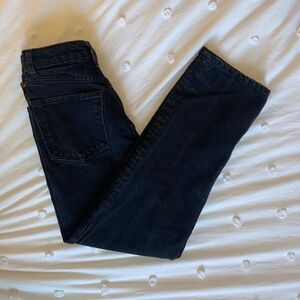 Zara High Rise Cropped Jean